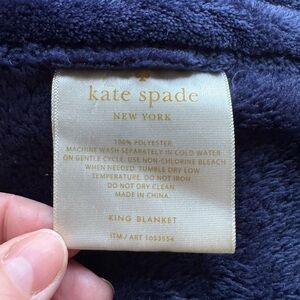 Kate Spade King Blanket
